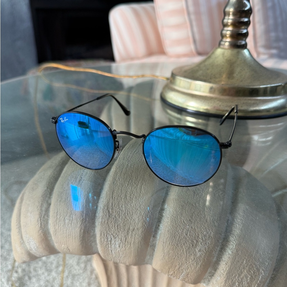Ray-Ban Black and Blue Sunglasses - Picture 2 of 5